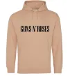 Чоловіча толстовка (худі) Guns N Roses Пісочний фото