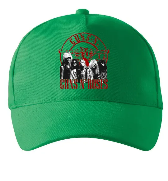 Кепка Guns N Roses photo Зеленый фото