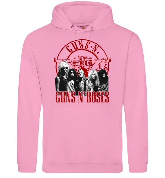 Чоловіча толстовка (худі) Guns N Roses photo Рожевий фото