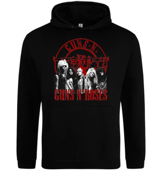 Мужская толстовка (худи) Guns N Roses photo Черный фото