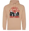 Женская толстовка (худи) Guns N Roses photo Песочный фото