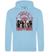 Женская толстовка (худи) Guns N Roses photo Голубой фото
