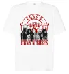Футболка Оверсайз Guns N Roses photo Білий фото