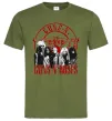 Чоловіча футболка Guns N Roses photo Оливковий фото
