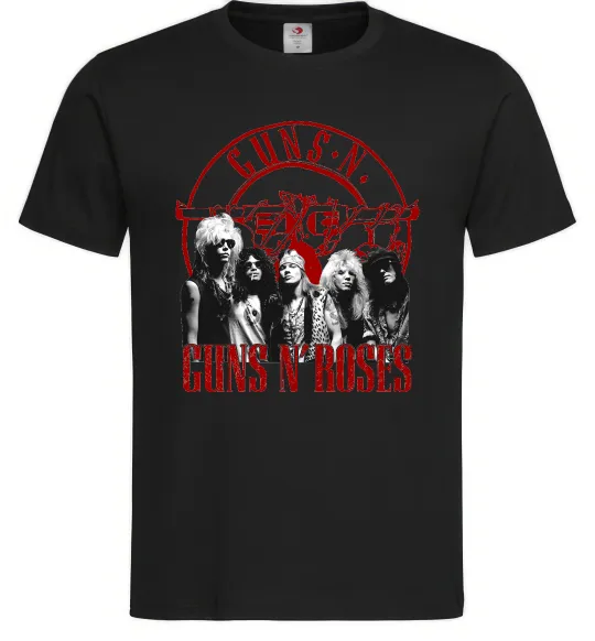 Чоловіча футболка Guns N Roses photo Чорний фото