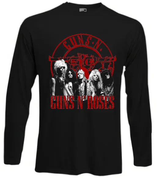 Лонгслів Guns N Roses photo Чорний фото