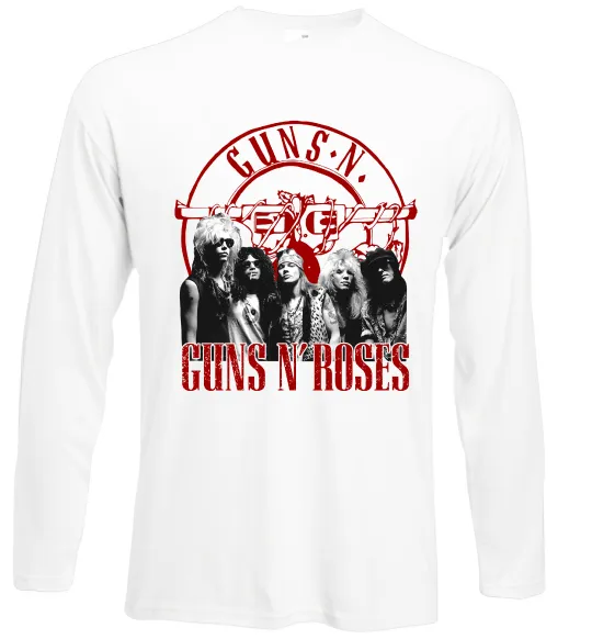 Лонгслів Guns N Roses photo Білий фото