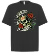 Футболка Оверсайз Guns N Roses skull Чорний фото