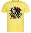 Мужская футболка Guns N Roses skull Лимонный фото