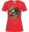 Женская футболка Guns N Roses skull Красный Женская футболка Guns N Roses skull Красный фото