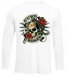 Лонгслів Guns N Roses skull Білий Лонгслів Guns N Roses skull Білий фото