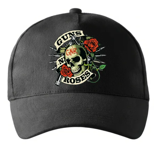 Кепка Guns N Roses skull Чорний фото