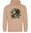 Чоловіча толстовка (худі) Guns N Roses skull Пісочний фото