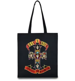 Эко-сумка Guns N Roses appetite for destruction Черный фото