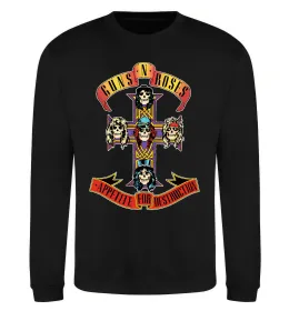 Свитшот Guns N Roses appetite for destruction Черный фото