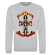 Свитшот Guns N Roses appetite for destruction Серый меланж фото