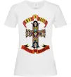 Женская футболка Guns N Roses appetite for destruction Белый Женская футболка Guns N Roses appetite for destruction Белый фото