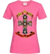 Женская футболка Guns N Roses appetite for destruction Ярко-розовый Женская футболка Guns N Roses appetite for destruction Ярко-розовый фото