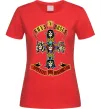 Женская футболка Guns N Roses appetite for destruction Красный Женская футболка Guns N Roses appetite for destruction Красный фото