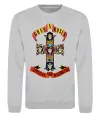 Світшот Guns N Roses appetite for destruction Сірий меланж фото