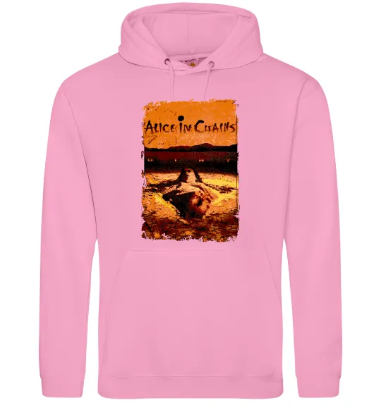 Мужская толстовка (худи) Alice in Chains Dirt Розовый фото