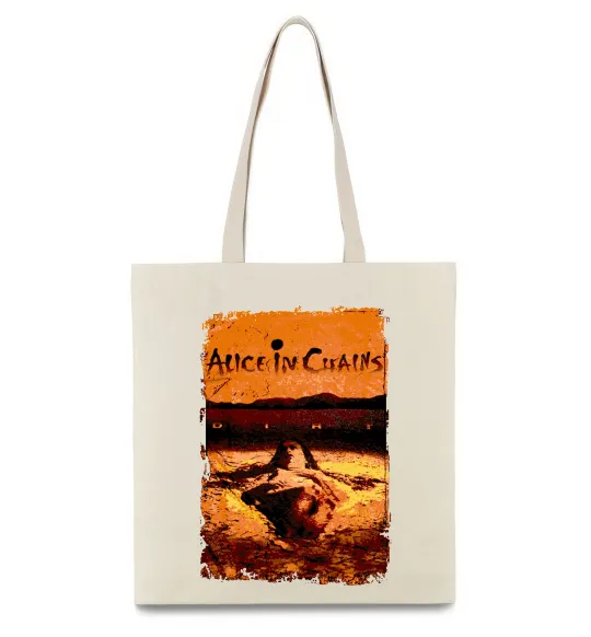 Эко-сумка Alice in Chains Dirt Бежевый фото