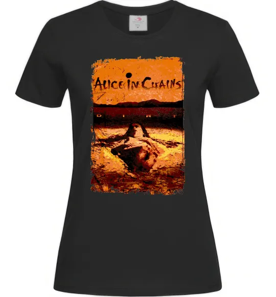 Женская футболка Alice in Chains Dirt Черный фото