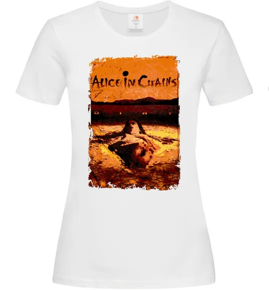 Женская футболка Alice in Chains Dirt Белый фото