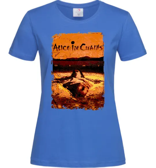 Женская футболка Alice in Chains Dirt Ярко-синий фото