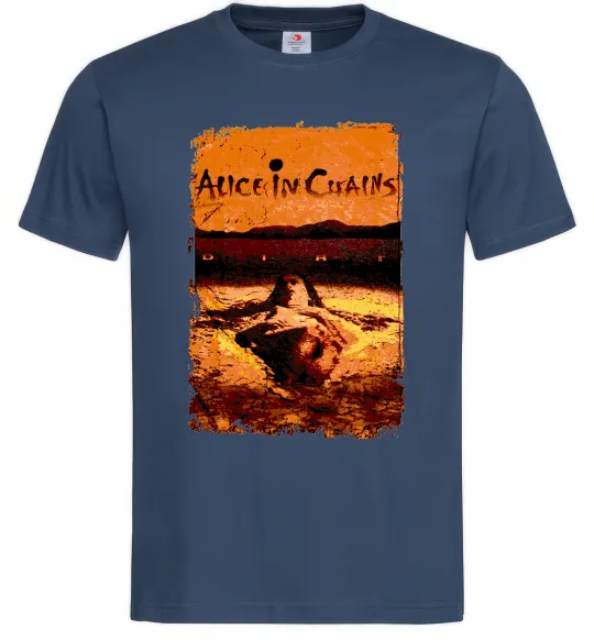 Чоловіча футболка Alice in Chains Dirt Темно-синій фото