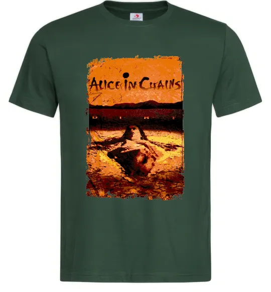 Чоловіча футболка Alice in Chains Dirt Темно-зелений фото
