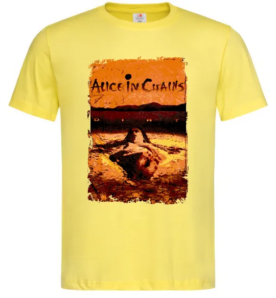 Чоловіча футболка Alice in Chains Dirt Лимонний фото