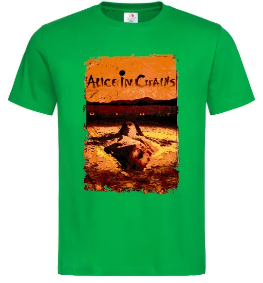 Чоловіча футболка Alice in Chains Dirt Зелений фото