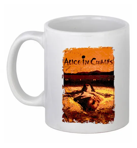 Чашка керамическая Alice in Chains Dirt Белый фото