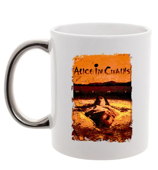 Чашка с цветной ручкой Alice in Chains Dirt Серебро фото