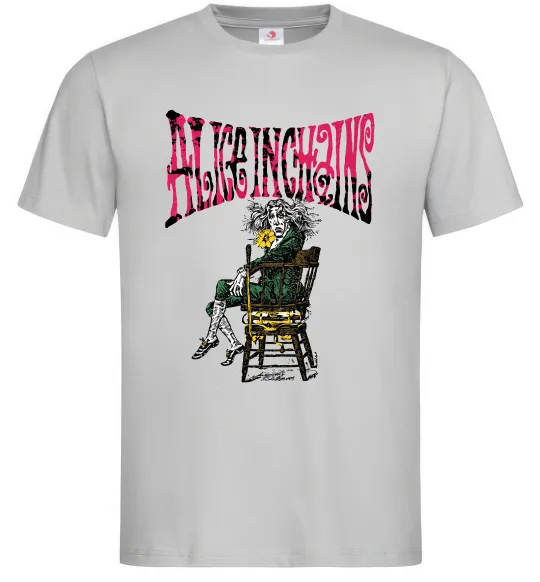 Чоловіча футболка Alice in Chains Сірий фото