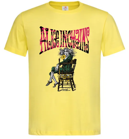 Чоловіча футболка Alice in Chains Лимонний фото