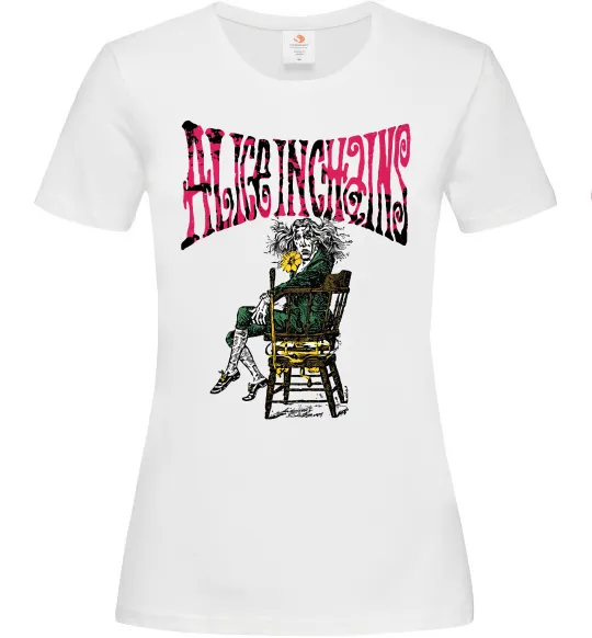 Женская футболка Alice in Chains Белый фото