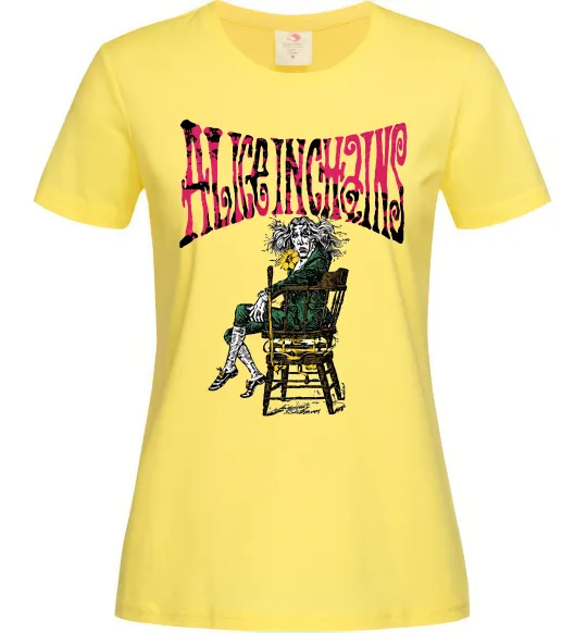 Женская футболка Alice in Chains Лимонный фото