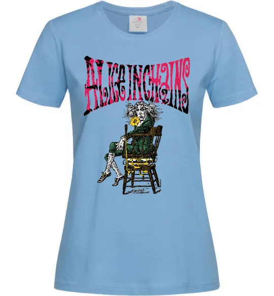 Женская футболка Alice in Chains Голубой фото