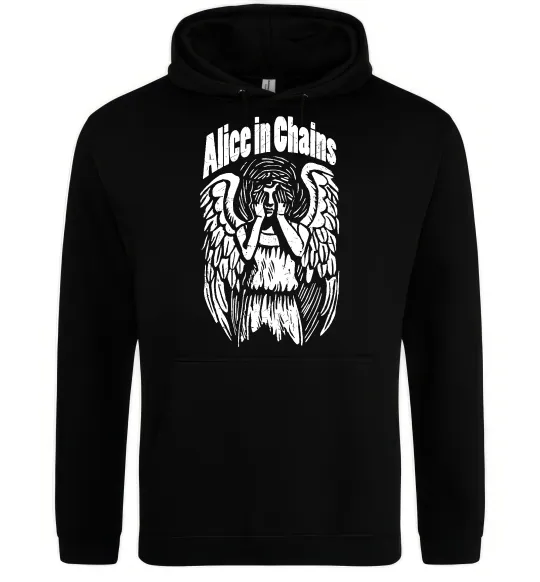 Женская толстовка (худи) Alice in Chains Angel cry Черный фото