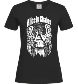 Женская футболка Alice in Chains Angel cry Черный фото