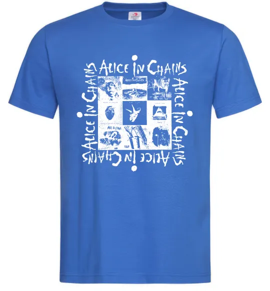 Чоловіча футболка Alice in Chains альбоми Яскраво-синій фото