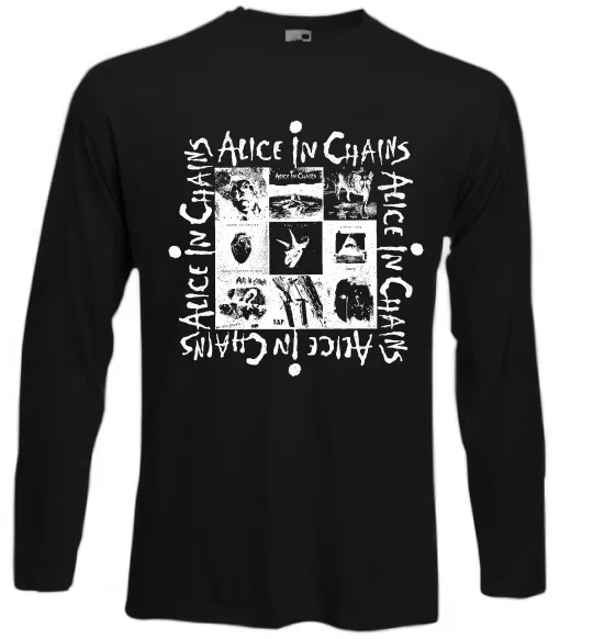 Лонгслив Alice in Chains альбоми Черный фото