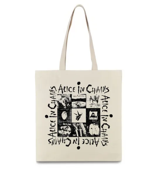 Эко-сумка Alice in Chains альбоми Бежевый фото