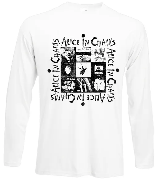 Лонгслив Alice in Chains альбоми Белый фото