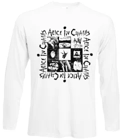 Лонгслів Alice in Chains альбоми Білий фото