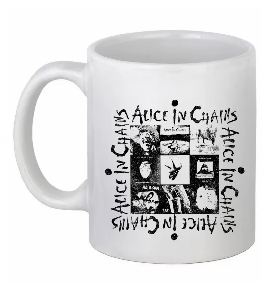 Чашка керамическая Alice in Chains альбоми Белый фото