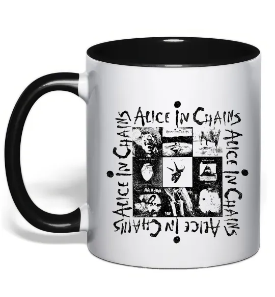 Чашка с цветной ручкой Alice in Chains альбоми Черный фото