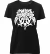Женская премиум футболка Alice in Chains Skull Черный Женская премиум футболка Alice in Chains Skull Черный фото